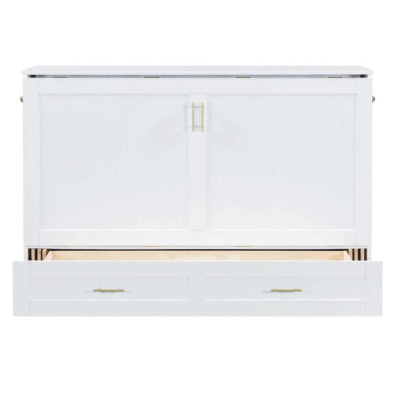 Lit mezzanine en bois avec étagère de rangement et bureau rembourrés