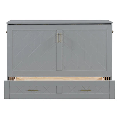 Lit mezzanine en bois avec étagère de rangement et bureau rembourrés