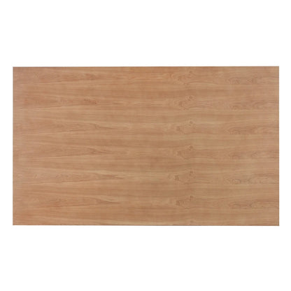 Ensemble de salle à manger style campagnard 6 pièces avec 4 chaises de salle à manger rembourrées et un banc