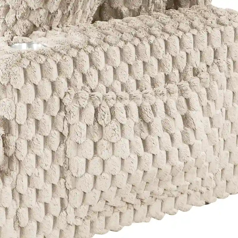 Chaise longue surdimensionnée à deux accoudoirs, moderne et rembourrée, Lanturn de Furniture of America