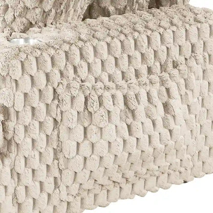 Chaise longue surdimensionnée à deux accoudoirs, moderne et rembourrée, Lanturn de Furniture of America