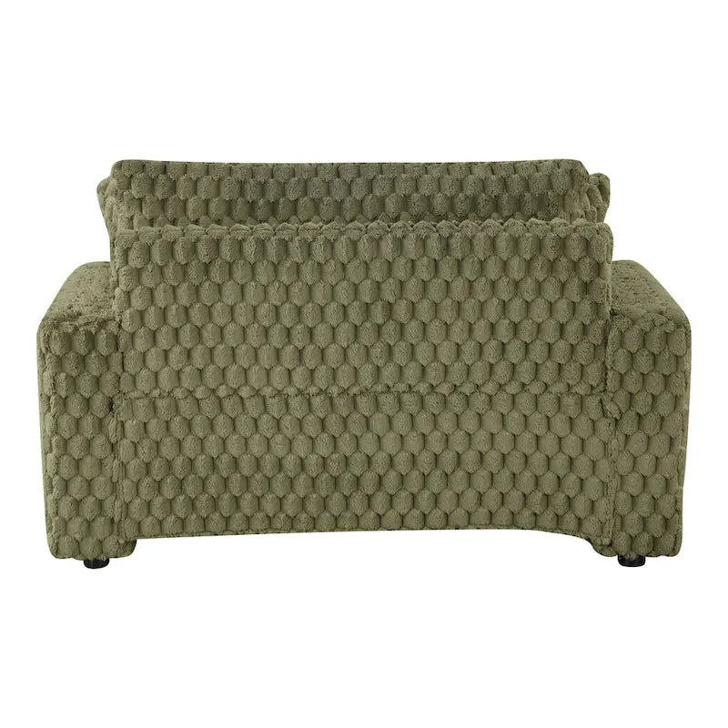 Chaise longue surdimensionnée à deux accoudoirs, moderne et rembourrée, Lanturn de Furniture of America