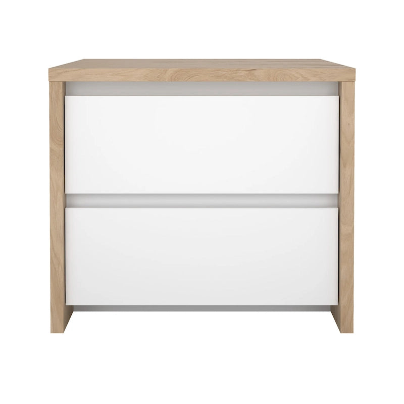 Porch & Den Next 17-Inch Tall 2-Drawer Nightstand End Table