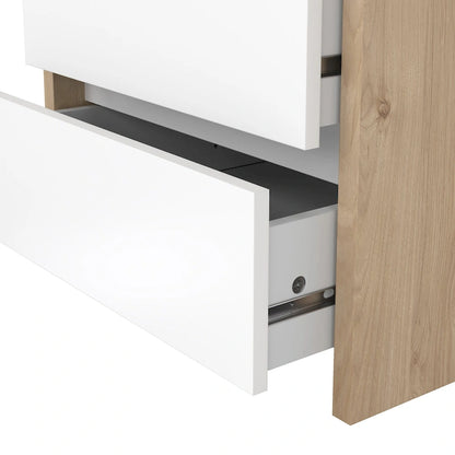 Table de chevet Porch &amp; Den Next de 43 cm de haut avec 2 tiroirs