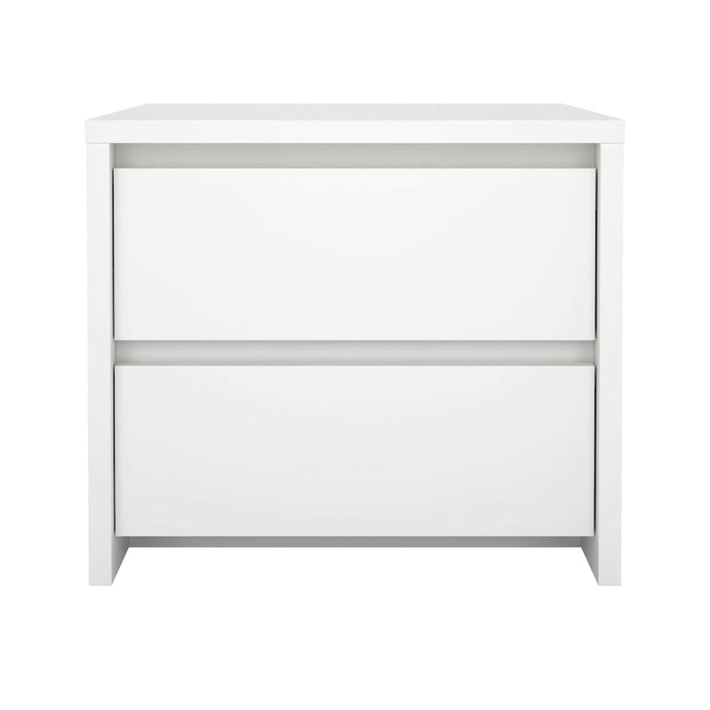 Table de chevet Porch &amp; Den Next de 43 cm de haut avec 2 tiroirs