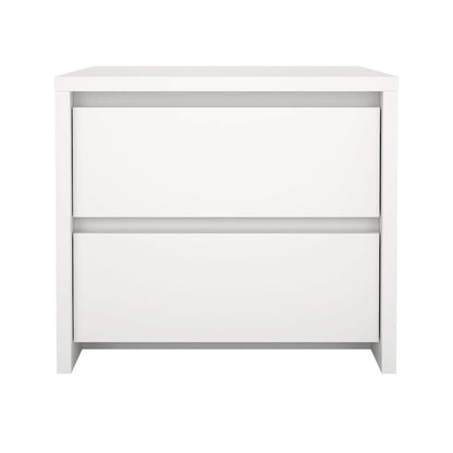 Table de chevet Porch &amp; Den Next de 43 cm de haut avec 2 tiroirs