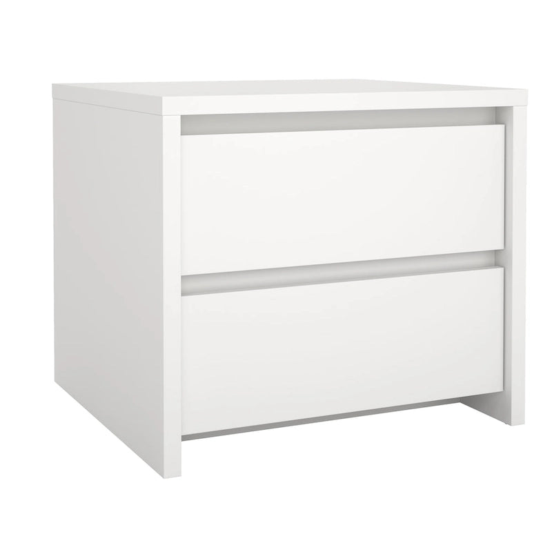 Table de chevet Porch &amp; Den Next de 43 cm de haut avec 2 tiroirs