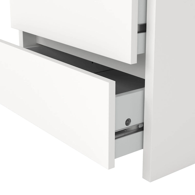 Table de chevet Porch &amp; Den Next de 43 cm de haut avec 2 tiroirs