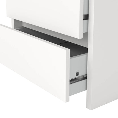 Table de chevet Porch &amp; Den Next de 43 cm de haut avec 2 tiroirs