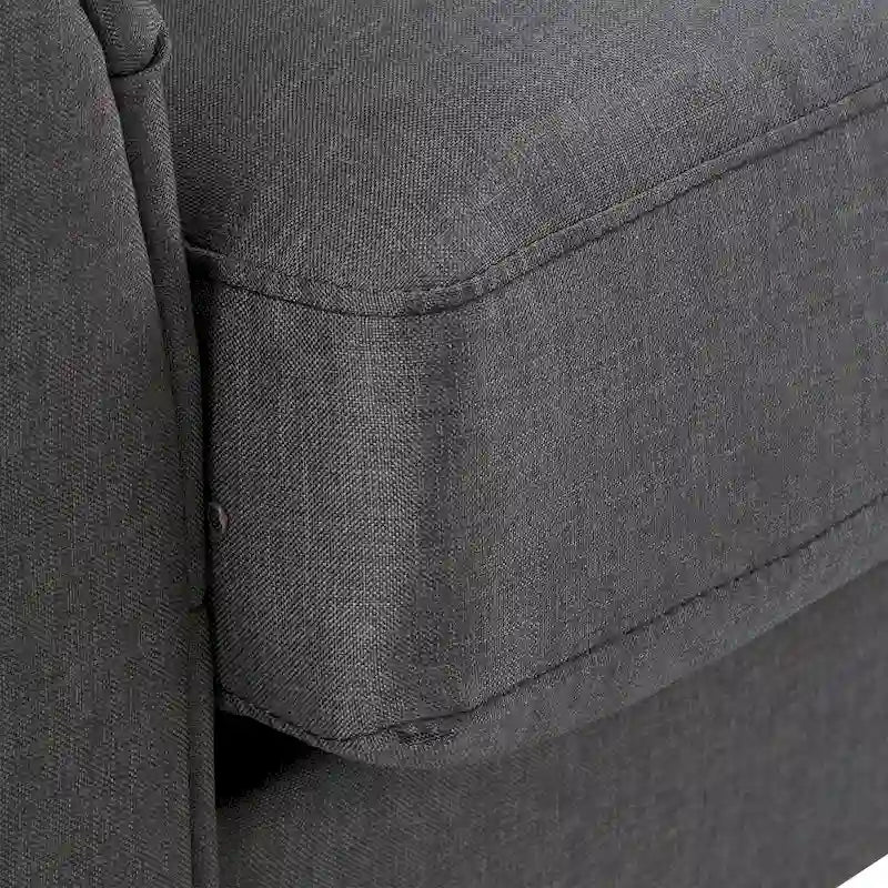 Canapé deux places Uptown Modern à dossier rembourré par iNSPIRE Q Classic