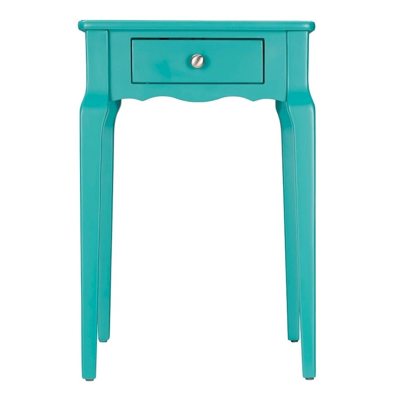 Table d'appoint de rangement en bois Daniella à 1 tiroir par iNSPIRE Q Bold