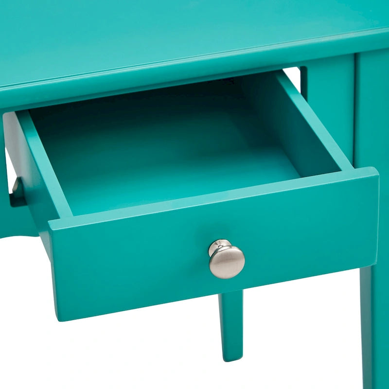 Table d'appoint de rangement en bois Daniella à 1 tiroir par iNSPIRE Q Bold