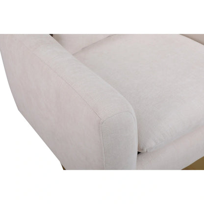 Fauteuil d'appoint pivotant à 360 degrés de style classique du milieu du siècle - 29,20 x 29,90 x 36,60