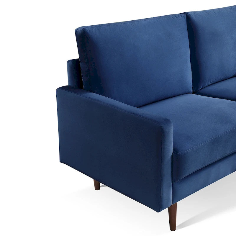 Canapé rembourré OS Home and Office Furniture de 175 cm de large avec accoudoirs carrés