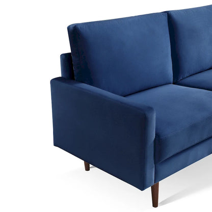 Canapé rembourré OS Home and Office Furniture de 175 cm de large avec accoudoirs carrés