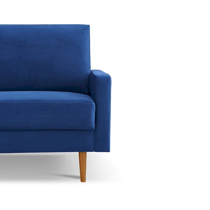 Canapé rembourré OS Home and Office Furniture de 175 cm de large avec accoudoirs carrés