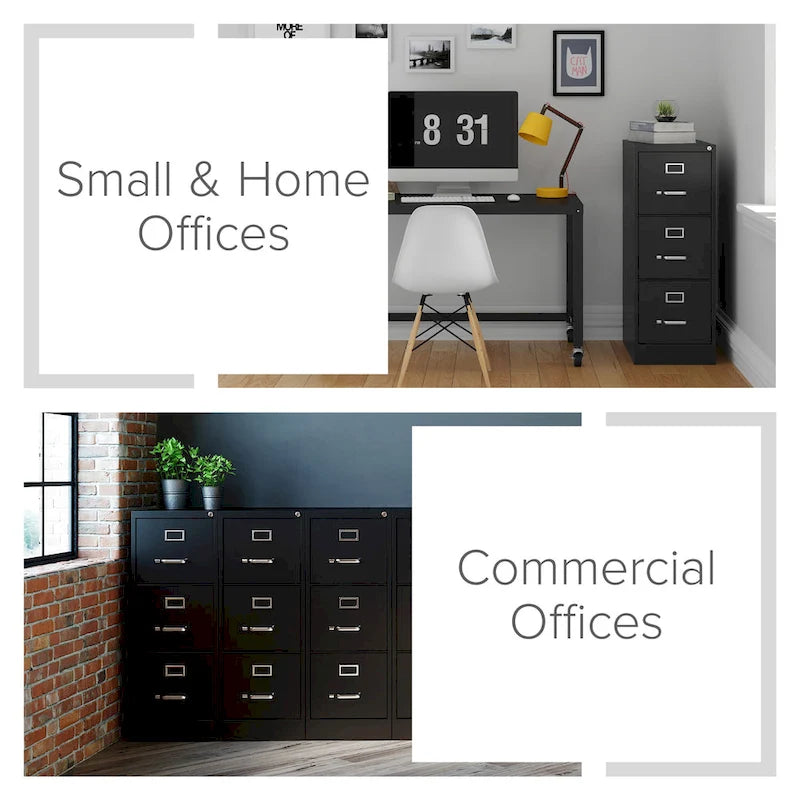 Classeur vertical Hirsh à 3 tiroirs de 56 cm de profondeur, format lettre