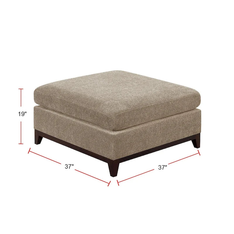 Caméléon modulaire sectionnel en chenille de chameau