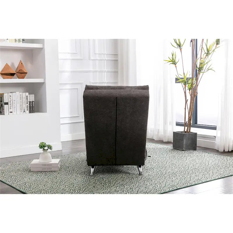 Chaise longue d'intérieur en lin, chaise longue moderne pour bureau ou salon