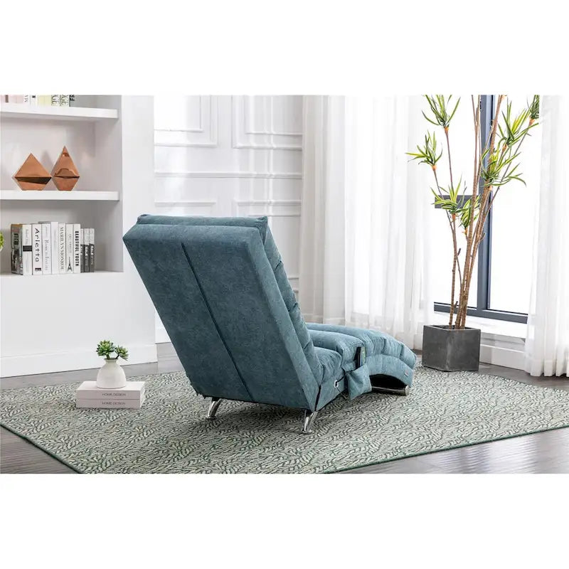 Chaise longue d'intérieur en lin, chaise longue moderne pour bureau ou salon