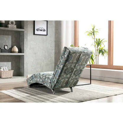 Chaise longue d'intérieur en lin, chaise longue moderne pour bureau ou salon