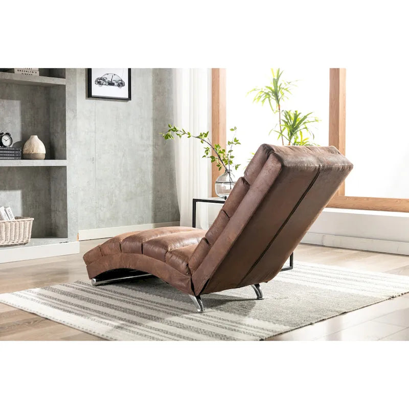 Chaise longue d'intérieur en lin, chaise longue moderne pour bureau ou salon