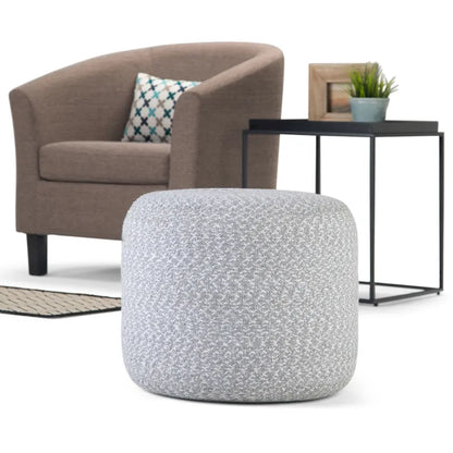 Pouf rond tressé WYNDENHALL Brodie