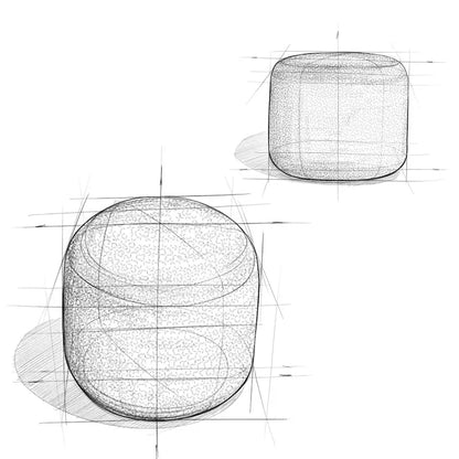 Pouf rond tressé WYNDENHALL Brodie