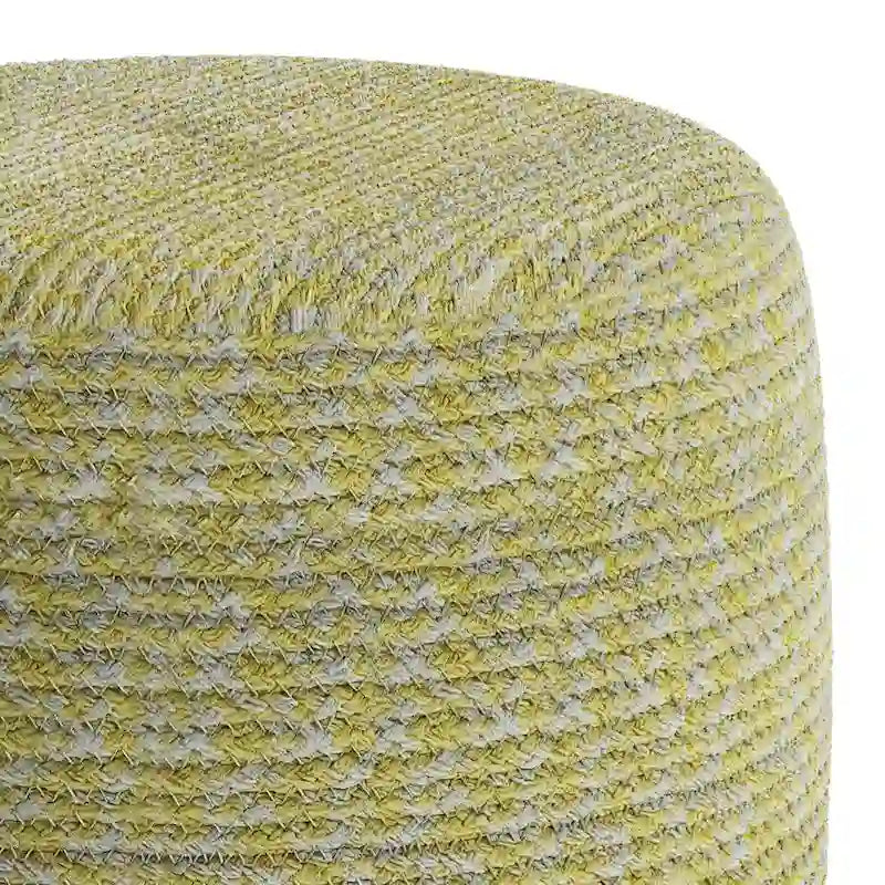 Pouf rond tressé WYNDENHALL Brodie