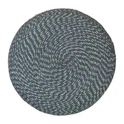 Pouf rond tressé WYNDENHALL Brodie