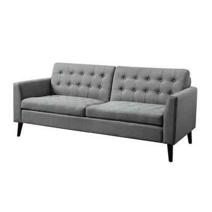 Canapé deux places Moser Bay Estrella multicolore capitonné à accoudoirs carrés, 84 cm de large