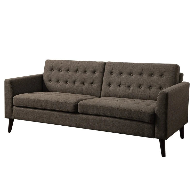 Canapé deux places Moser Bay Estrella multicolore capitonné à accoudoirs carrés, 84 cm de large