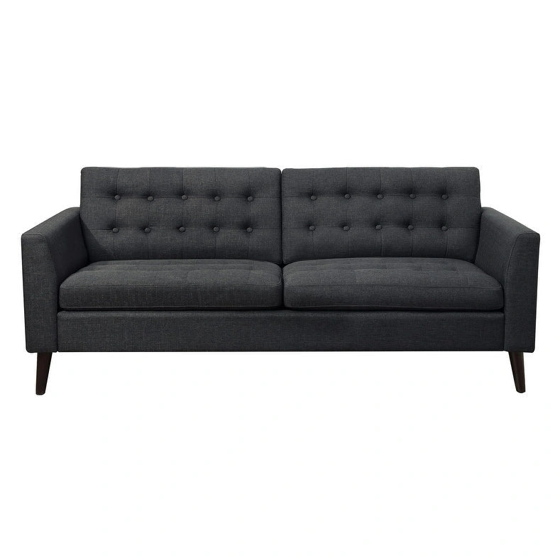 Canapé deux places Moser Bay Estrella multicolore capitonné à accoudoirs carrés, 84 cm de large