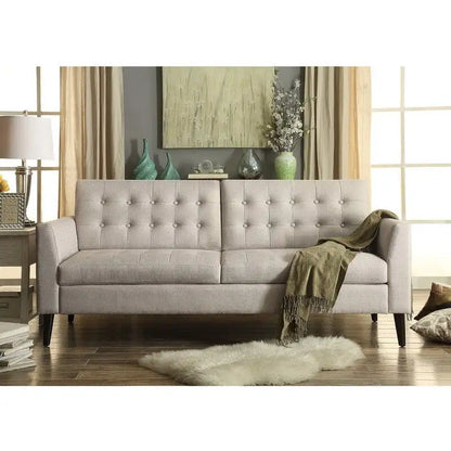 Canapé deux places Moser Bay Estrella multicolore capitonné à accoudoirs carrés, 84 cm de large