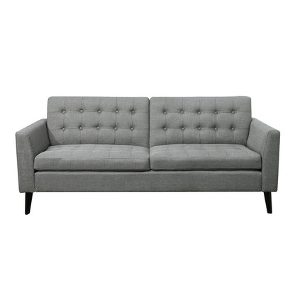 Canapé deux places Moser Bay Estrella multicolore capitonné à accoudoirs carrés, 84 cm de large