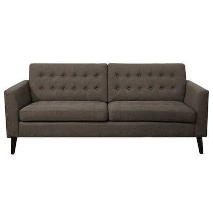 Canapé deux places Moser Bay Estrella multicolore capitonné à accoudoirs carrés, 84 cm de large