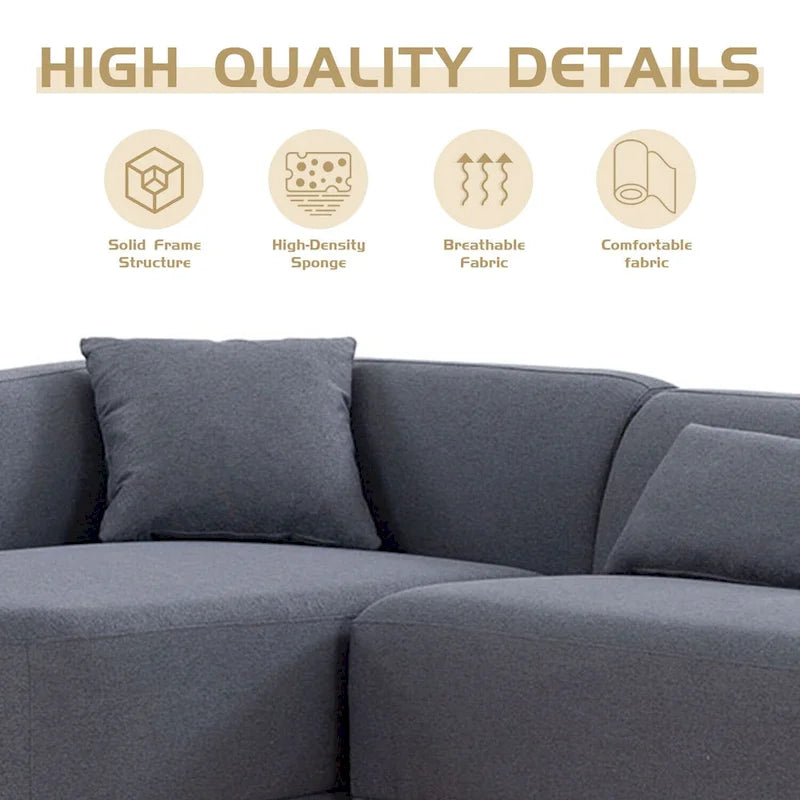 Canapé d'angle en L Williamspace 102