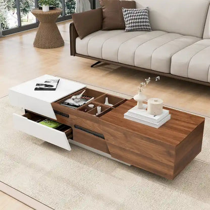 Table basse coulissante extensible Merax Modern