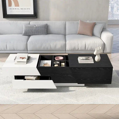 Table basse coulissante extensible Merax Modern