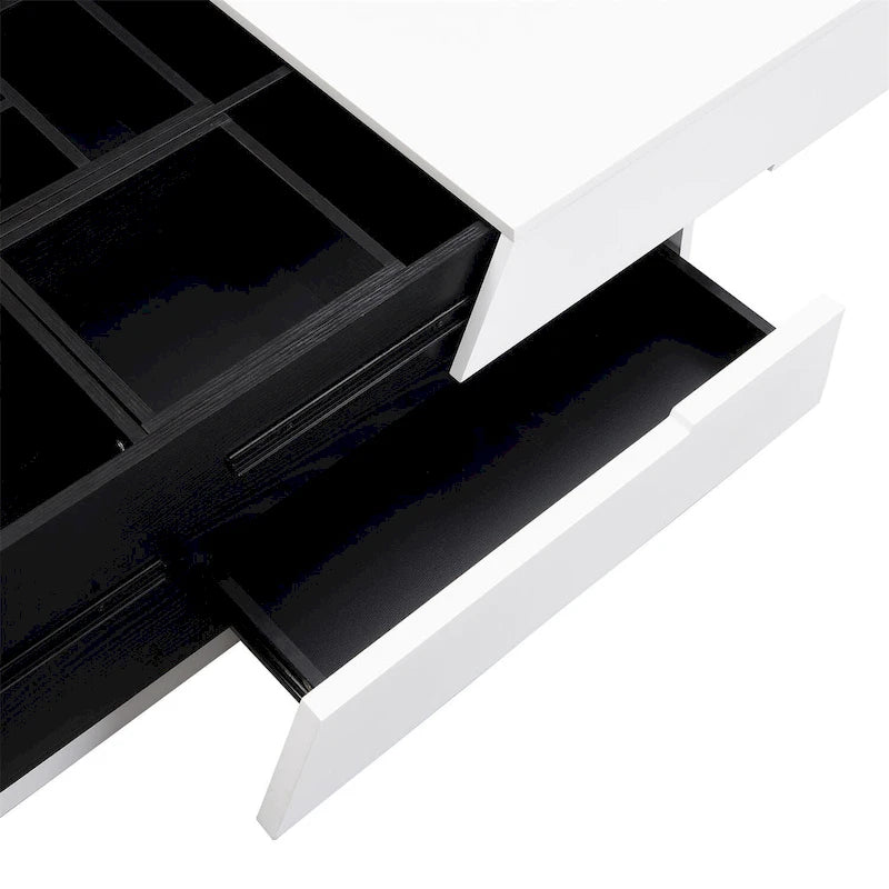 Table basse coulissante extensible Merax Modern