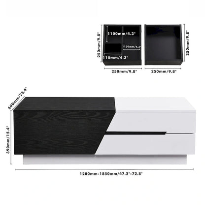 Table basse coulissante extensible Merax Modern