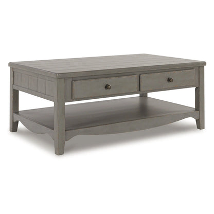 Table basse rectangulaire Charina gris antique, Signature Design by Ashley - 50 cm (L) x 30 cm (P) x 20 cm (H)
