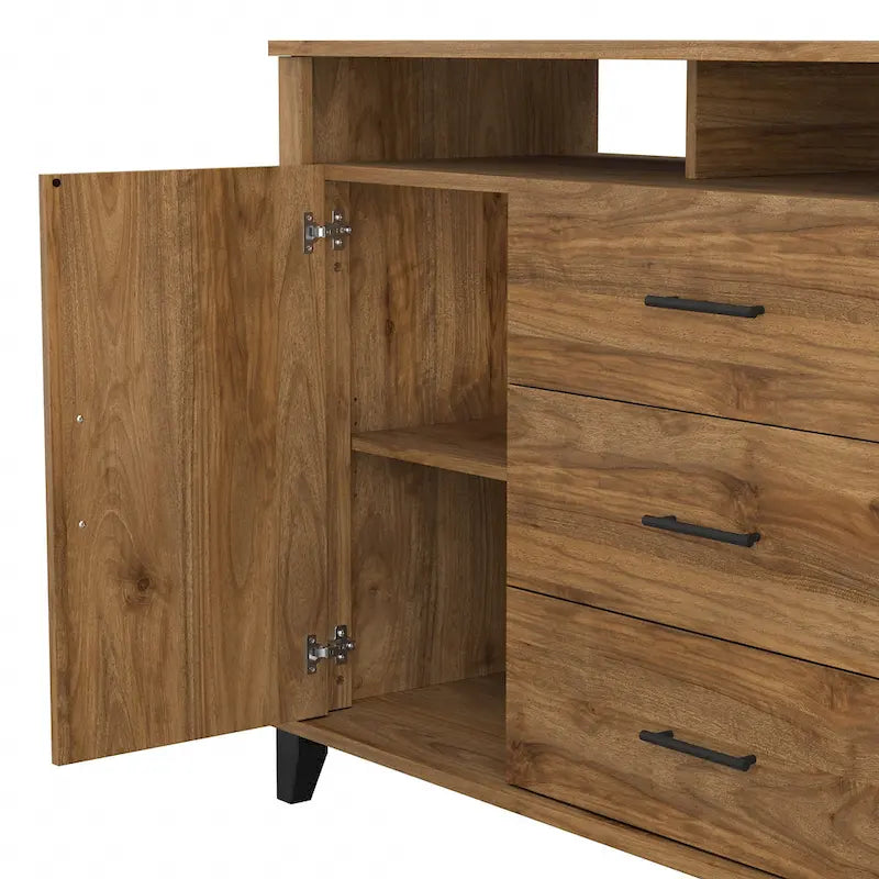 Meuble TV haut Somerset avec rangement par Bush Furniture