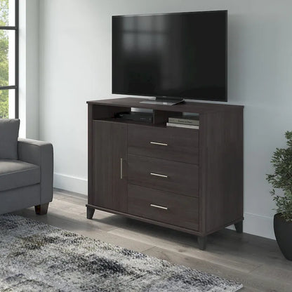 Meuble TV haut Somerset avec rangement par Bush Furniture