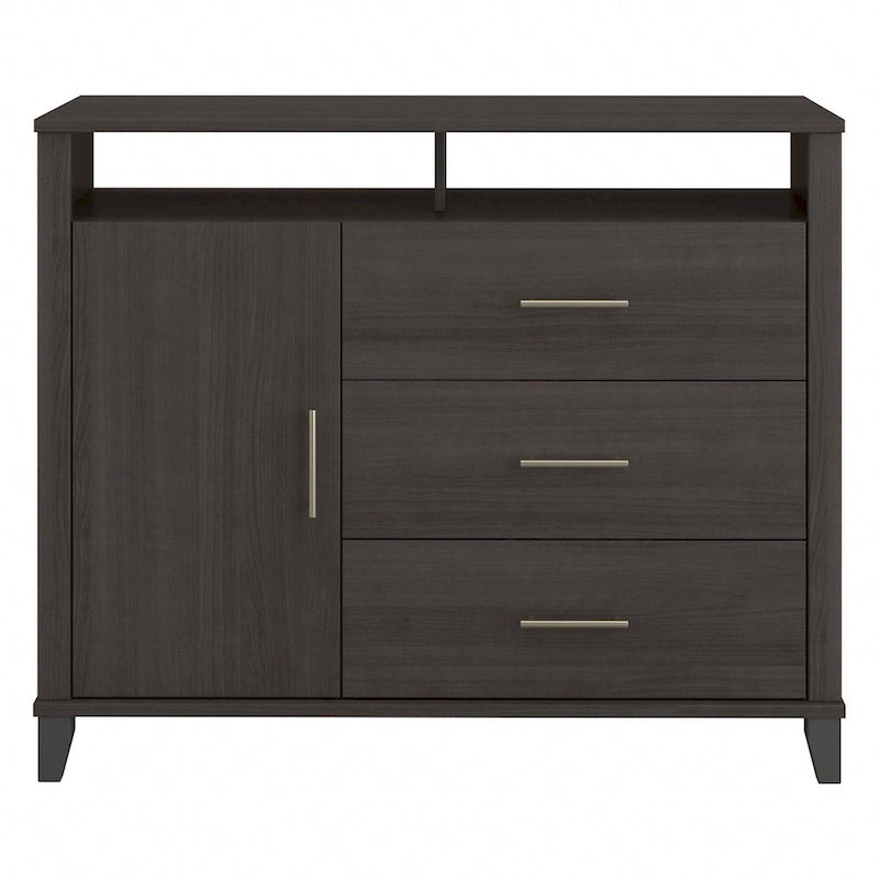 Meuble TV haut Somerset avec rangement par Bush Furniture