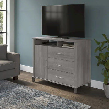 Meuble TV haut Somerset avec rangement par Bush Furniture