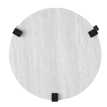 Ensemble de 3 tables basses et tables d'appoint rondes en acier Moril Transitional de 41 pouces, par Furniture of America