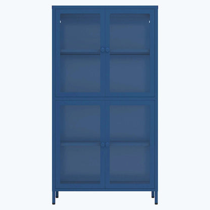 Notre armoire de rangement à porte vitrée avec étagères réglables