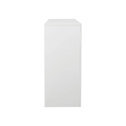 Buffet de rangement laqué brillant avec éclairage LED