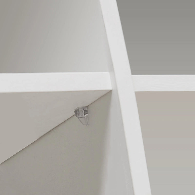 Buffet de rangement laqué brillant avec éclairage LED